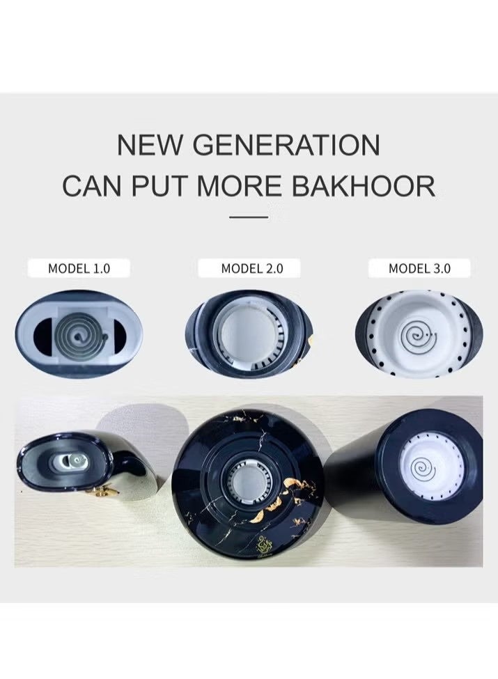 Bukhoor Car USB Type-C Power Rechargeable Incense Burner - Image 2