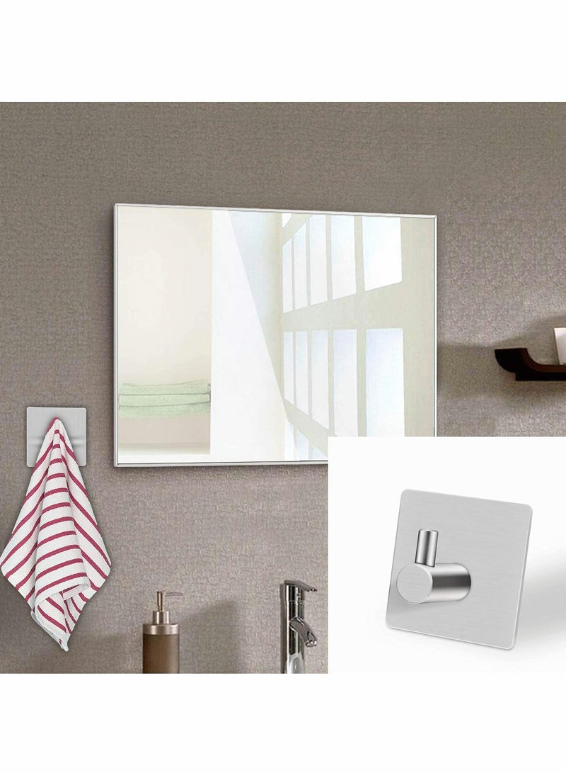 Excefore 4 PCs Stainless Steel Nail Free Towels Hooks - Image 4