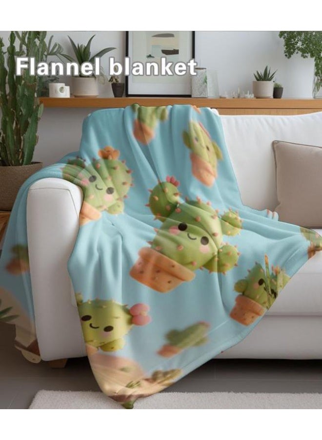 عام بطانية رقيقة من الفانيلا الكرتونية للأطفال والرضع (دافئة ومريحة، ومناسبة للنوم والألعاب) 70 سم * 100 سم - Image 4