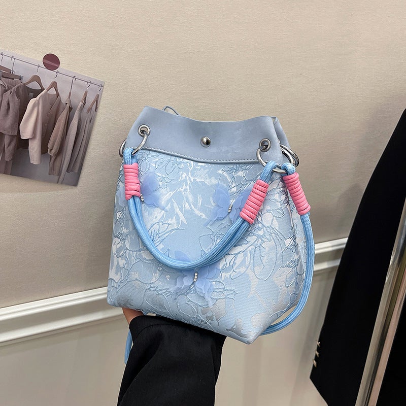 Super Popular Popular New Chinese Style Bag Women'S Arrival All-Match Crossbody Bag Fashionable Shoulder Bag Bucket Bag - Image 1