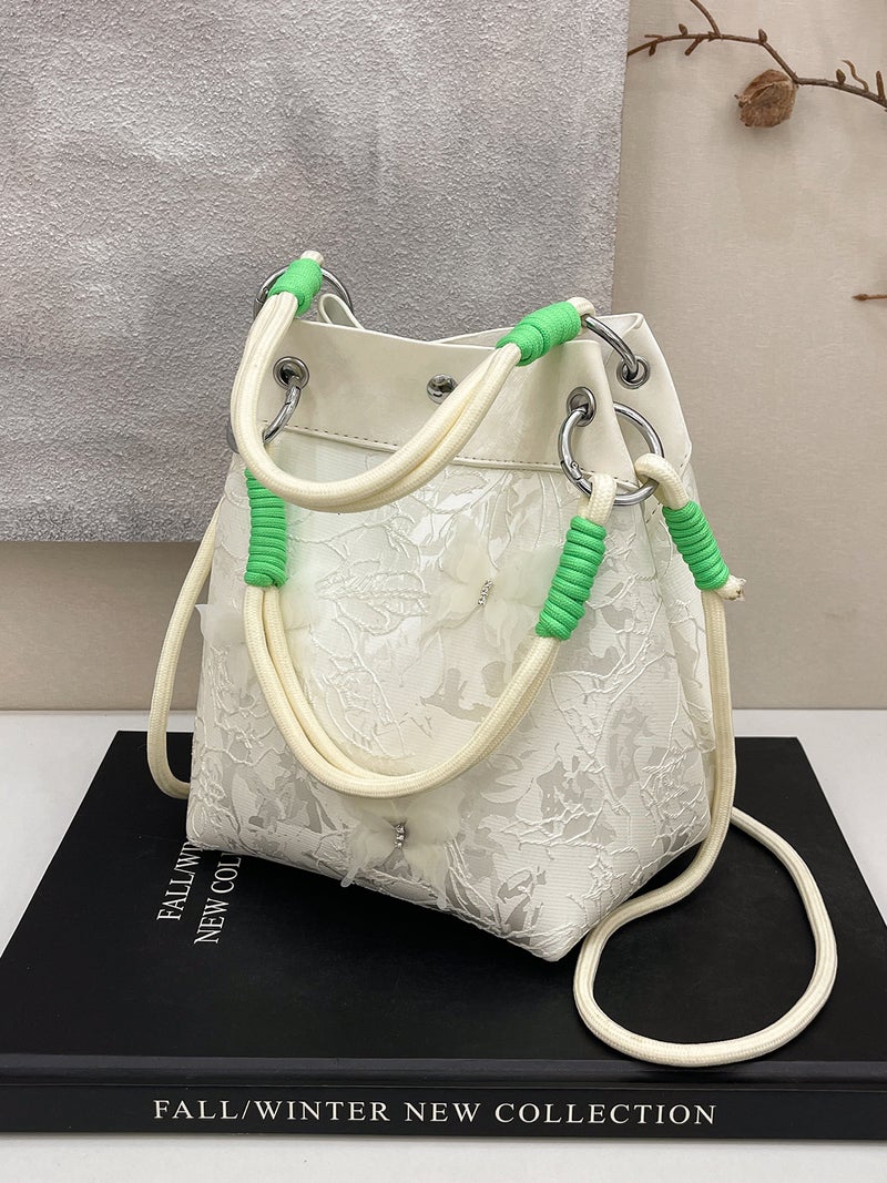 Super Popular Popular New Chinese Style Bag Women'S Arrival All-Match Crossbody Bag Fashionable Shoulder Bag Bucket Bag - Image 3