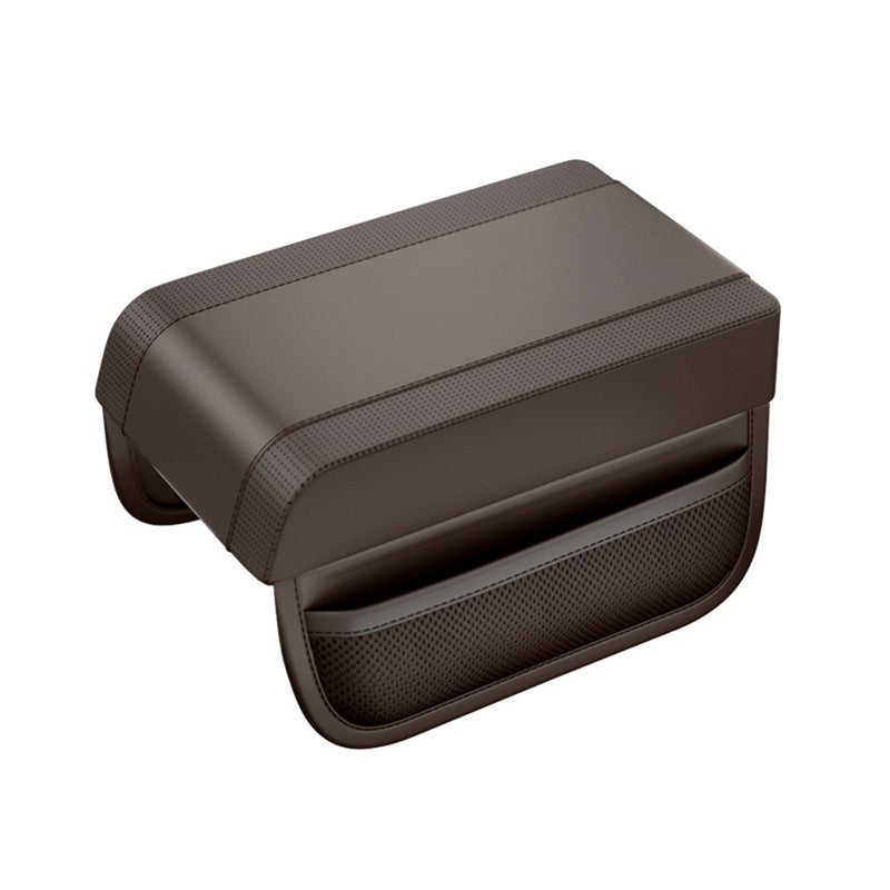 Car Armrest Storage Box Mat Leather and Memory Foam Car Center Console Cover Armrest Heighten Cover Car Accessories Interior Universal for Most Automotive SUV Truck - Image 1