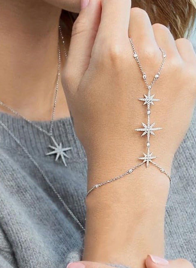Trendy Hand Bracelets for Women Boho Jewelry Party Adjustable Finger Ring Bracelet Hand Chain Non Tarnish Gifts - Image 2
