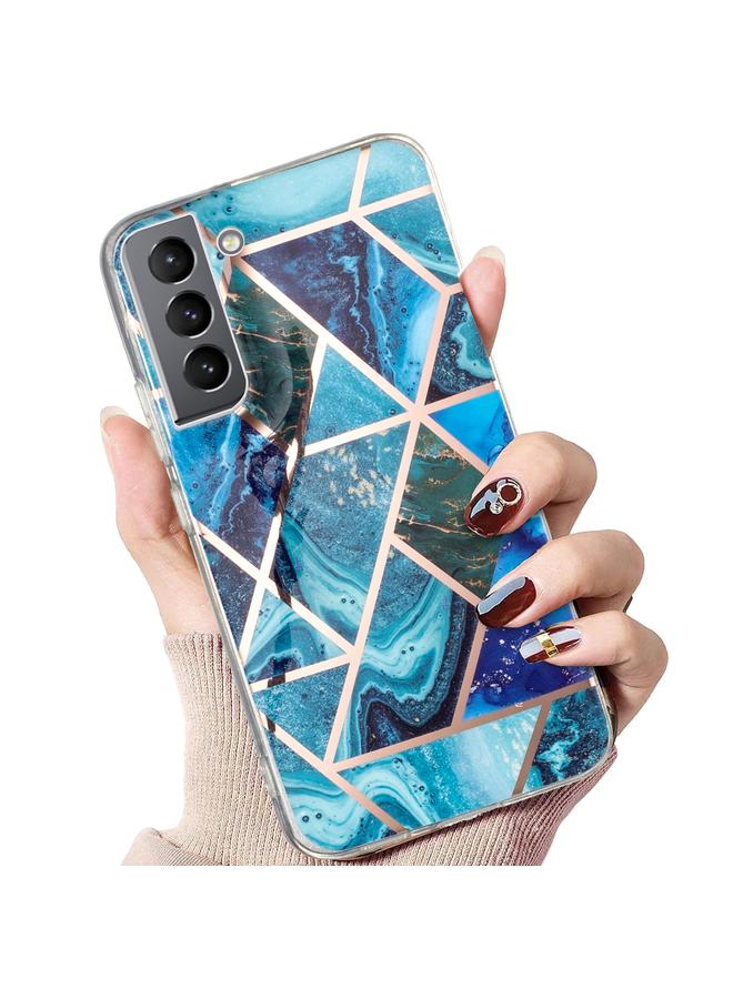 اس-توب جراب لهاتف Samsung Galaxy S22 5G، جراب هاتف TPU بنمط رخامي مطلي بالكهرباء - Image 5