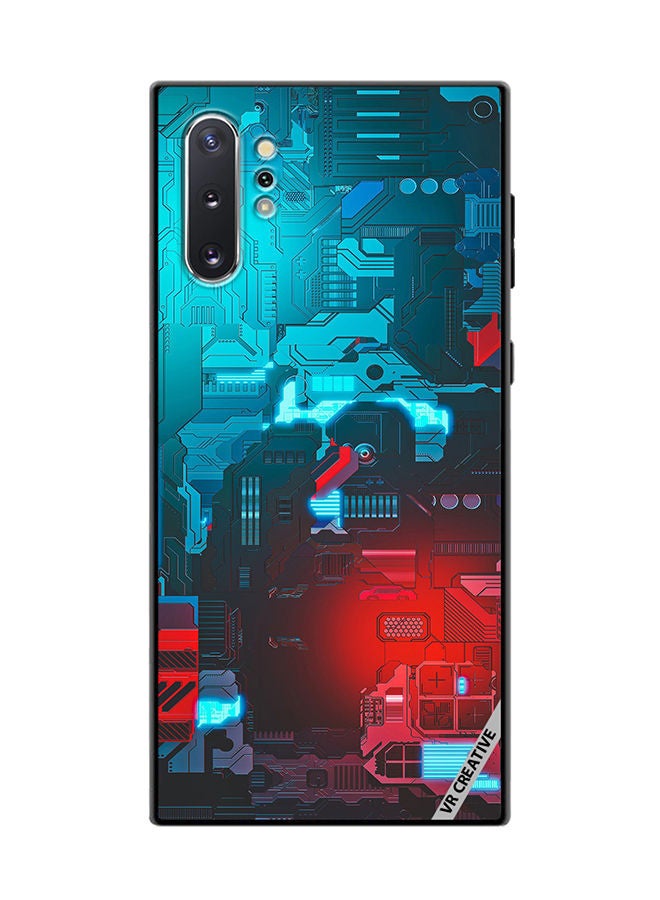 VR CREATIVE Protective Case Cover For Samsung Galaxy Note10 Plus 5G Tech M7 Design  Multicolour - Image 1