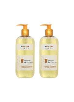 Nature's Baby Organics Nature'S Baby 3In1 Shampoo/Body/Face Wash Formulated For Problem And Sensitive Skin No Sulfate Or Artificial Fragrances Tear Free Vanilla Tangerine 16 Oz 2 Pack  - Image 1