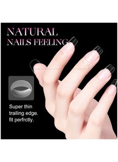 Remy Belle Soft Gel Nail Tips Short Square 240 Pcs 12 Sizes  - Image 3
