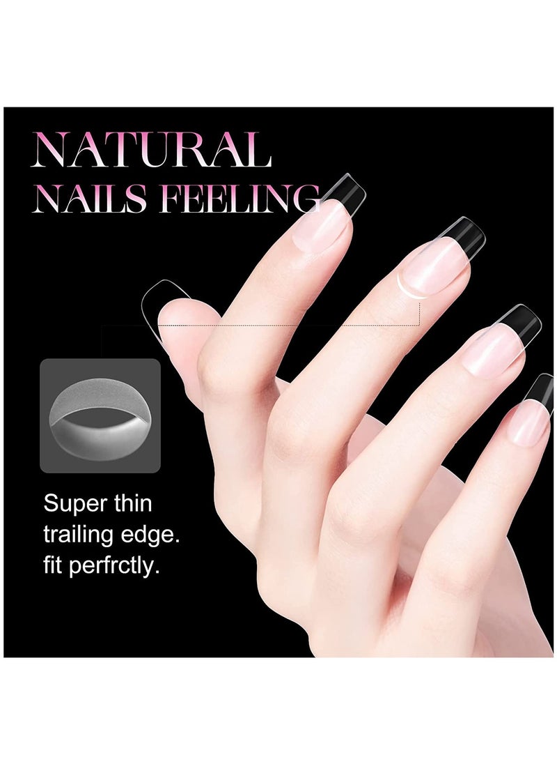 Remy Belle Soft Gel Nail Tips Short Square 240 Pcs 12 Sizes  - Image 3