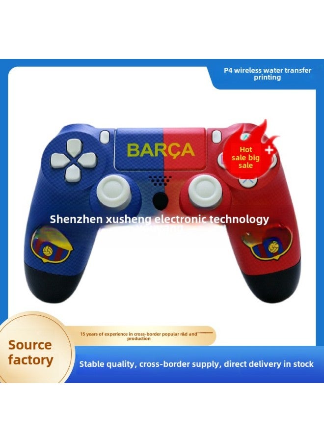 Explosions P4 Game Handle P4 Handle Controller Bluetooth 5.2 Vibration Game Handle Direct Sales-Product Color:Barcelona  - Image 1