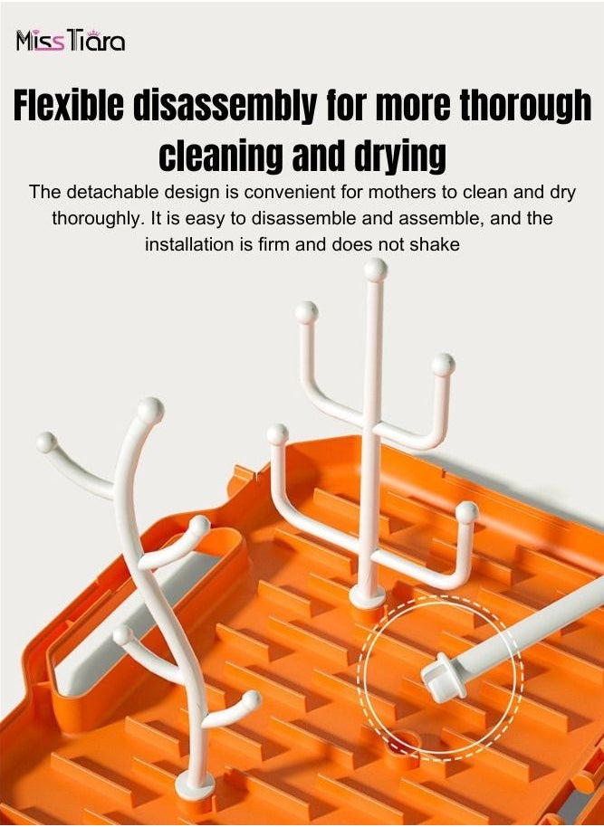 MissTiara Folding Baby Bottle Holder Dryer Drainer and  Accessories  - Image 5