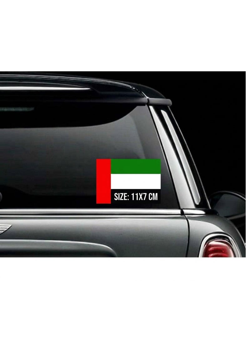 RYN United Arab Emirates UAE Flag  sticker vinyl non bubbles American quality car or home windows or truck motorcycles size 11x7cm - Image 2