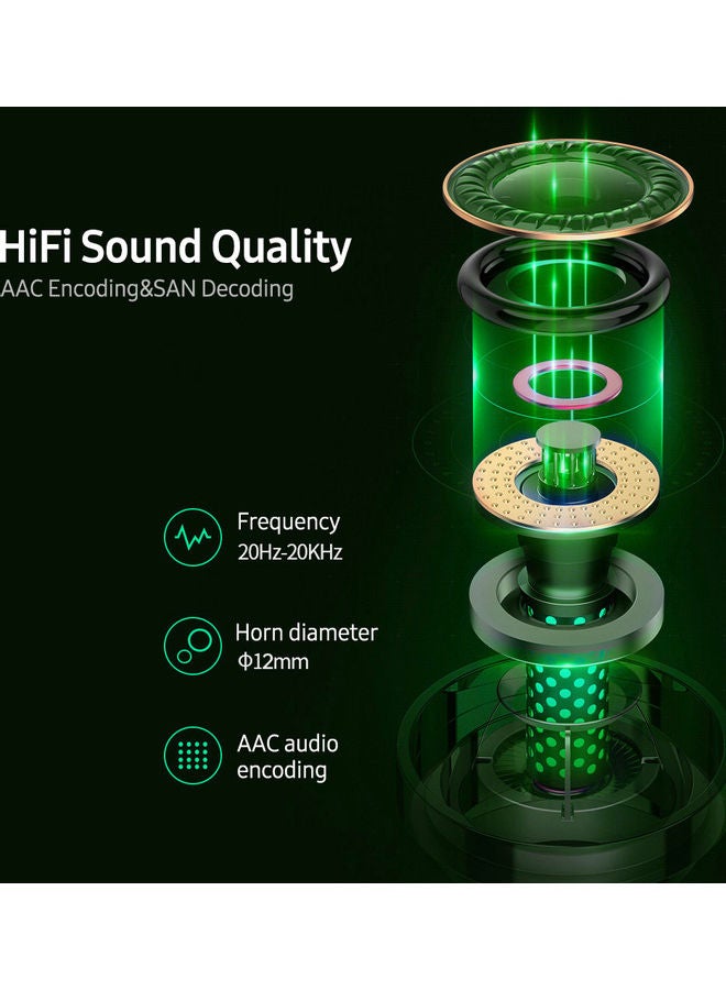 إسكدنيا سماعات أذن بلوتوث 5.0 للألعاب - Image 2