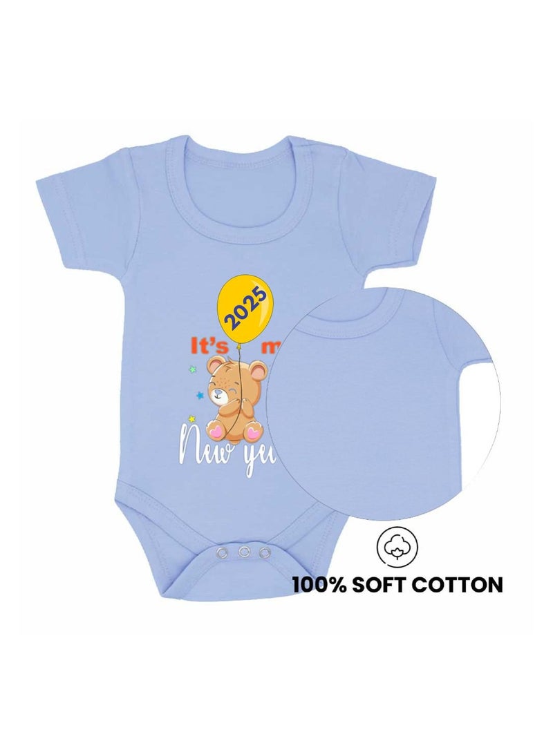 PRINTSHOP4ME My 1st New Year Baby Romper–Soft Cotton Half Sleeve Bodysuits For Newborns,Infants And Toddlers– Unisex Baby Onesies For Boys And Girls-Baby Romper For New Year - Image 3