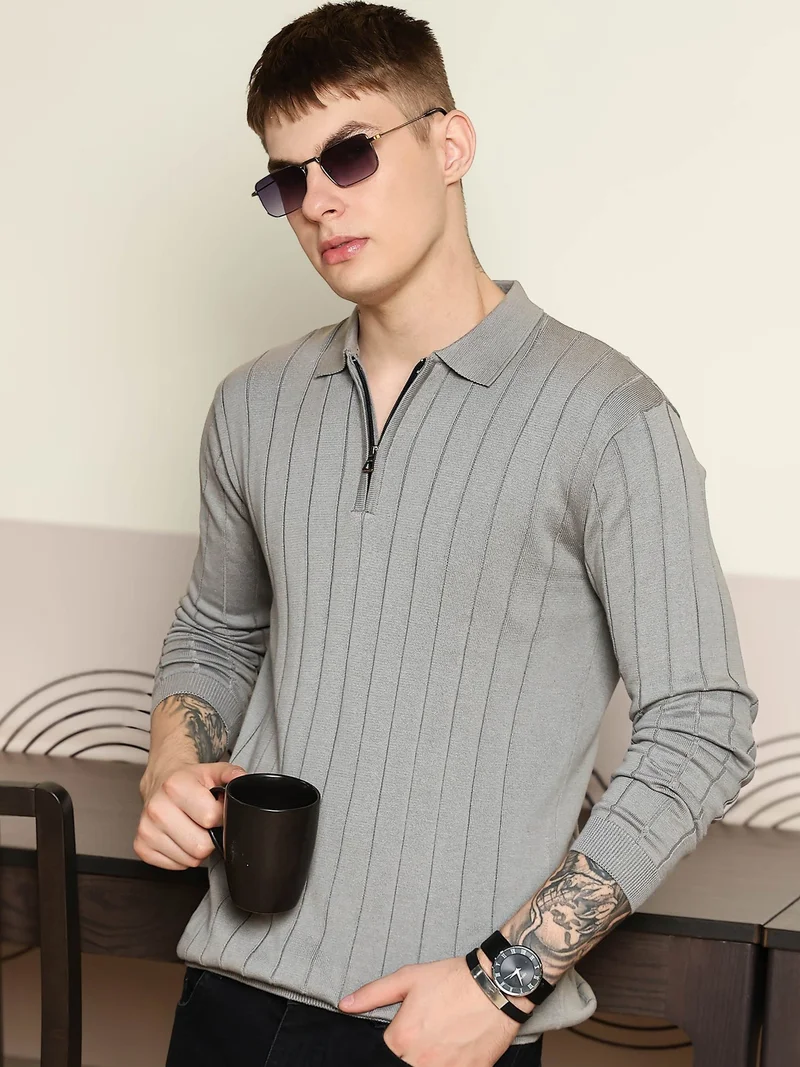 مانياك Maniac Mens Printed Round Neck Half Sleeve Biscuit and Brown Cotton Tshirt