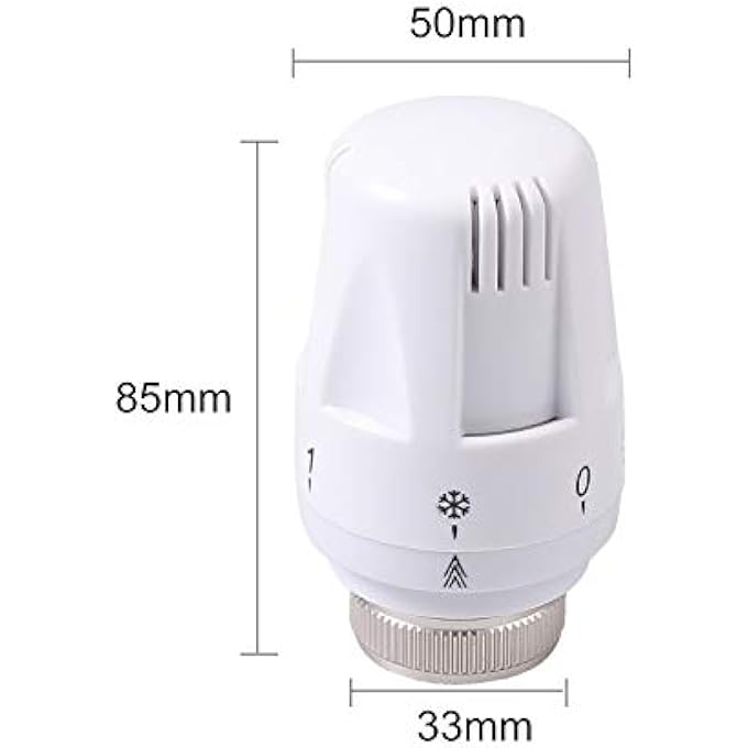 RADIATOR THERMOSTATIC VALVE,3X RADIATOR THERMOSTATIC HEAD HEATER CONTROL THERMOSTAT BEST VALVE FOR HOME OFFICE HEAD M 30X1.5 - Image 3
