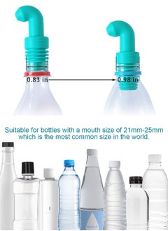 HomarKet Travel shattaf Mini Pocket Shattaf Sprayer 2 Pack , Plastic Portable Bidet, Mobile Travel Shattaf for Toilet, Travel or Camping. Compatible with Every Bottle  - Image 2