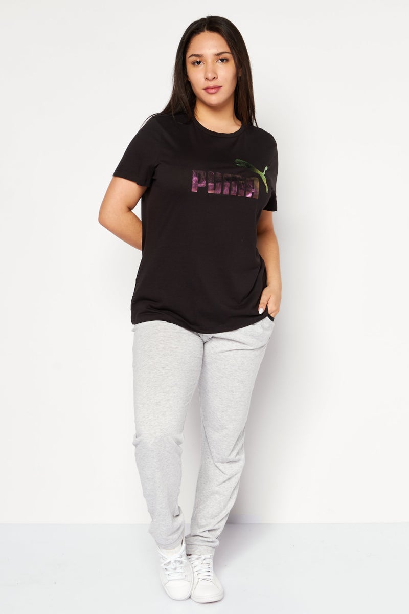 PUMA Women Sportswear Fit Short Sleeves Training Top, Black  - Image 2