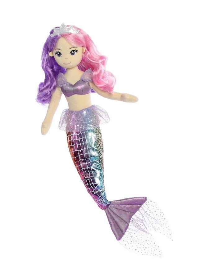 Aurora® Enchanting Sea Sparkles™ Rainbow Sea Iris™ Stuffed Doll - Imaginative Play - Magical Companions - 18 Inches