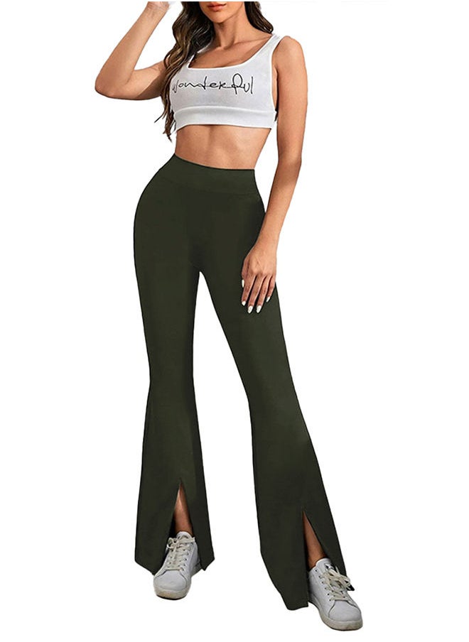 Nileton - Sport Leggings Flare Leg – Split Leg – Yoga Pants - Image 1