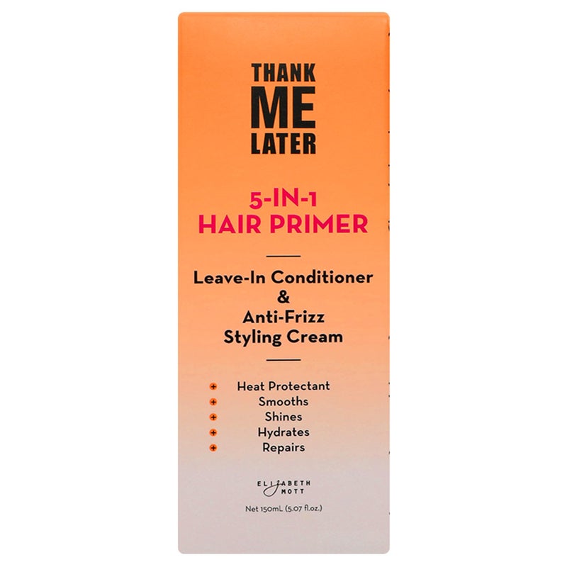 Elizabeth Mott Thank Me Later 5-in-1 Hair Primer - Leave-In Treatment Conditioning, Strengthening, Heat Protection All Hair Types - Anti-Frizz, Hydrating, Shine-Boosting - Vegan & Cruelty-Free, 150 mL - Image 2
