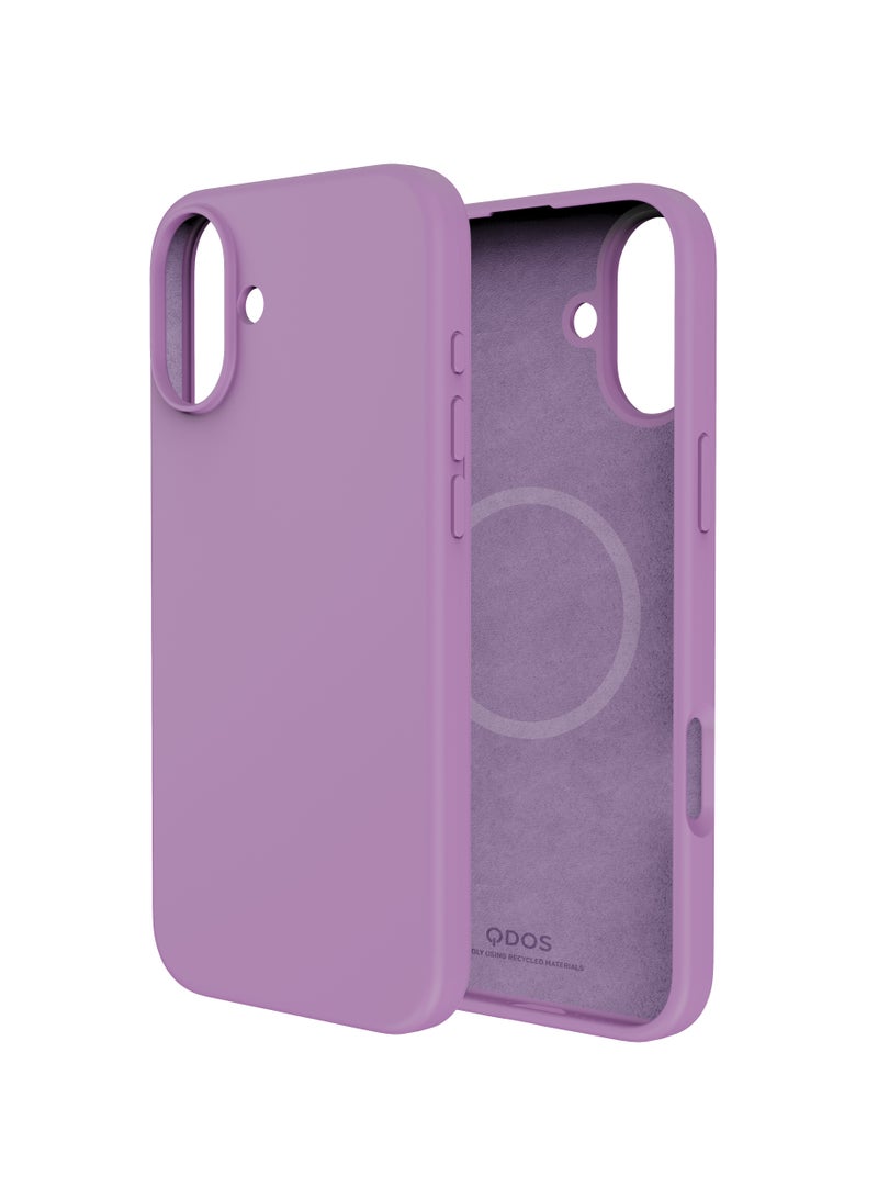 Touch Pure Snap Case for iPhone 16 – Purple, MagSafe-Compatible, 2 Meter Drop Protection, Shockproof, Scratch-Resistant, Slim, Comfortable Grip - Image 1