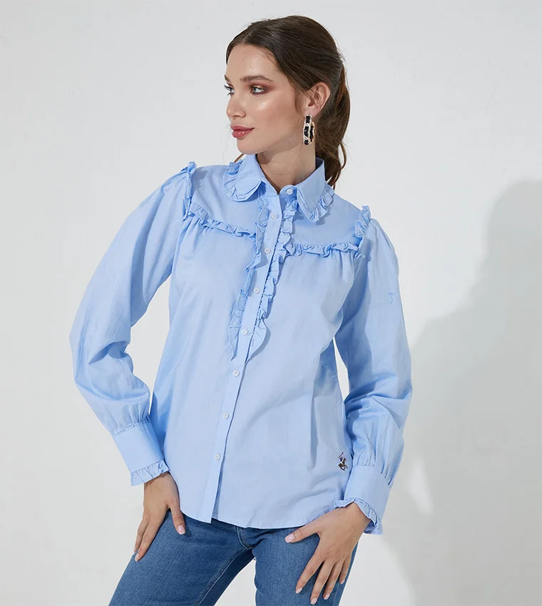 Long Sleeved Buttoned Shirt