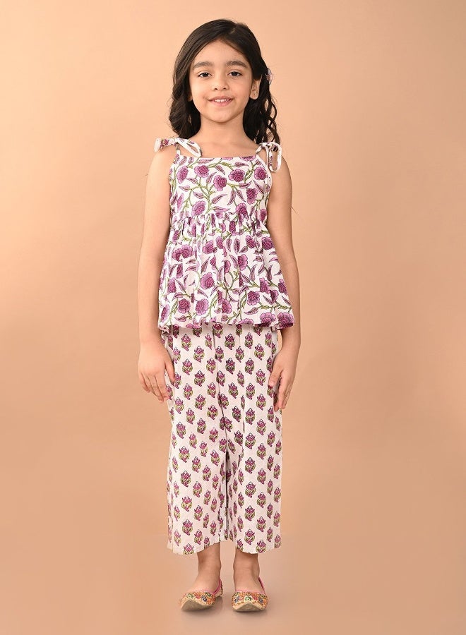 Printed Kurta Palazzo Set