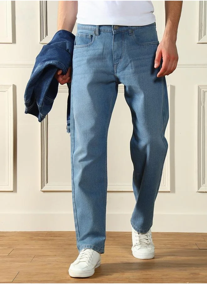 Dennis Lingo Men’s Light Blue Relaxed Fit Jeans