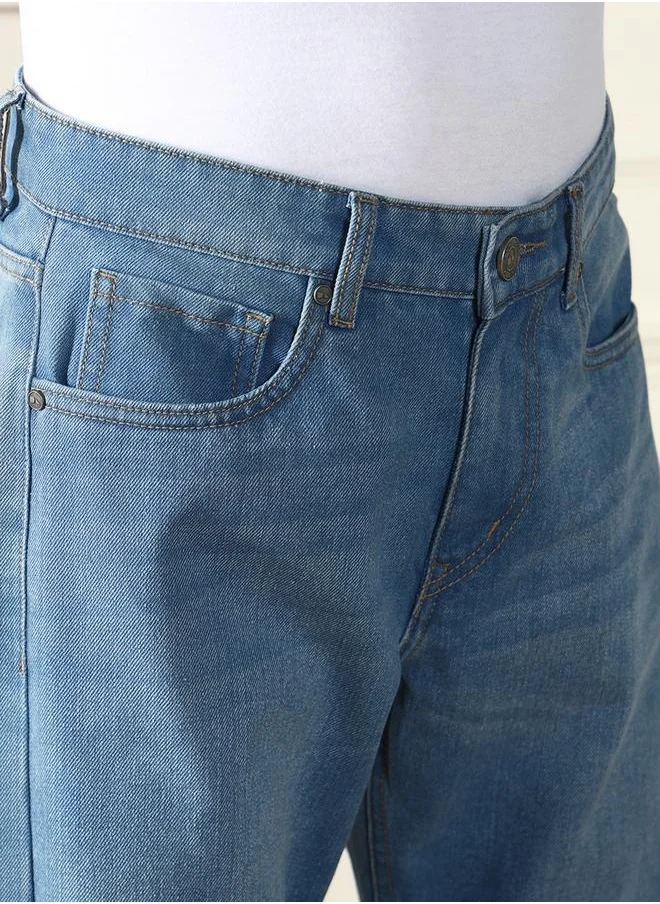 Dennis Lingo Men’s Light Blue Relaxed Fit Jeans