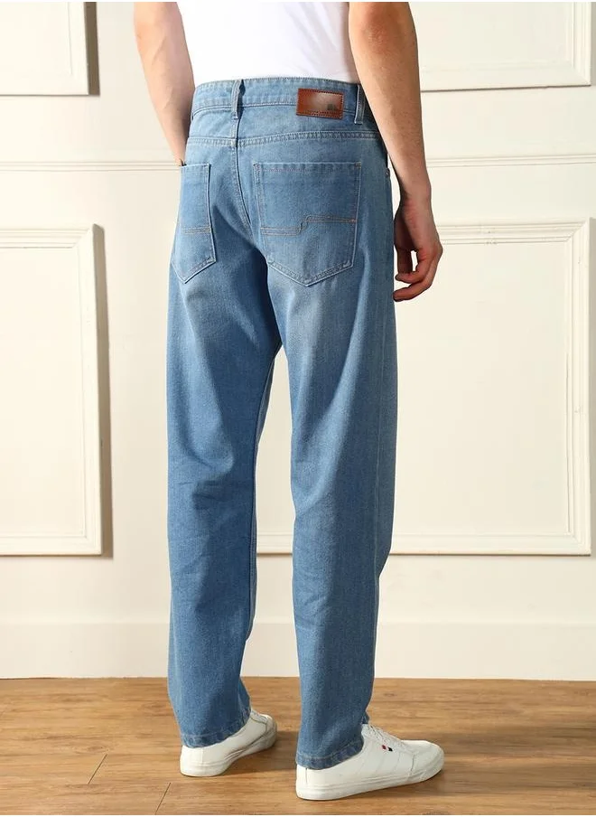 Dennis Lingo Men’s Light Blue Relaxed Fit Jeans