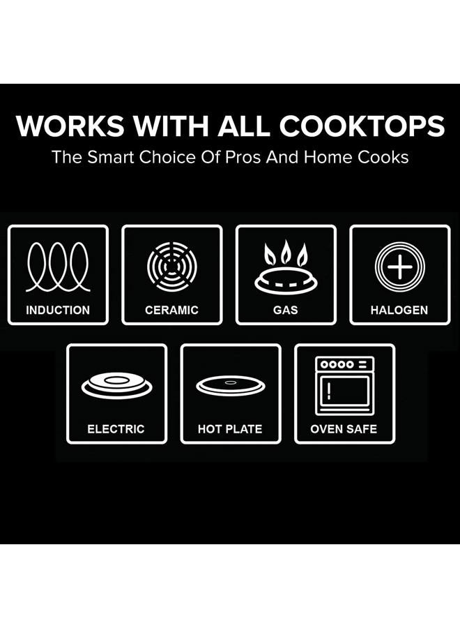 NUWAVE Commercial 12inch Stainless Steel Fry Pan - Image 2