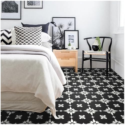 MORCART Upgraded 20PCS Peel and Stick Floor Tile 787 x 787 Waterproof Vinyl Removable DIY Flooring for Bathroom Kitchen Bedroom Stairs Entryway - Image 1