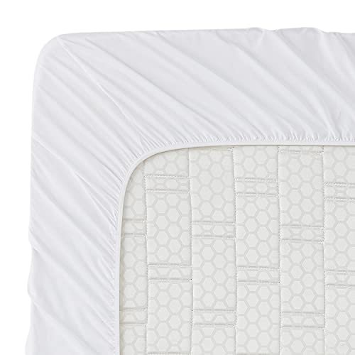 Clara Clark Bed Sheets, Premier 1800 Series 4 Piece Bed Sheet Set, Deep Pocket, Wrinkle, Fade, Stain Resistant, Luxury Soft Bedding Sheets & Pillowcases, Twin-XL, White - Image 4