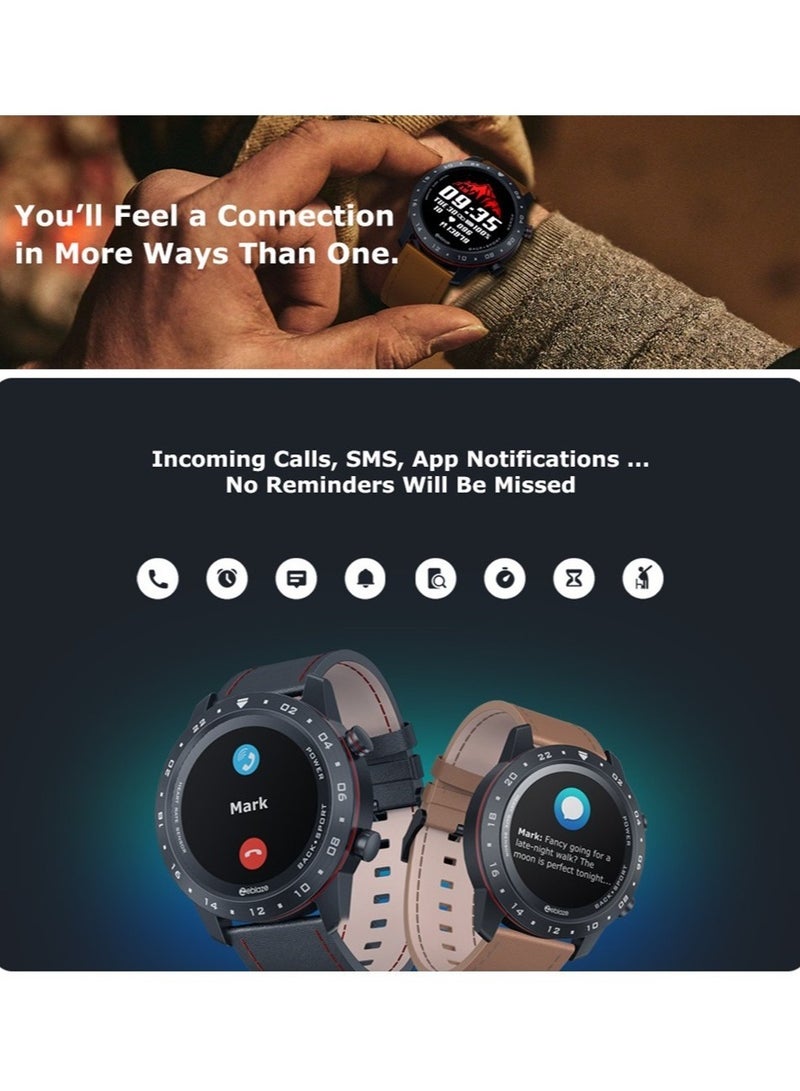 Zeblaze GT45 Smart Watch with Heart Rate Blood Pressure and Blood Oxygen Monitoring Bluetooth Calling Offline Payment Compass and Multi-Sports Mode - Image 2