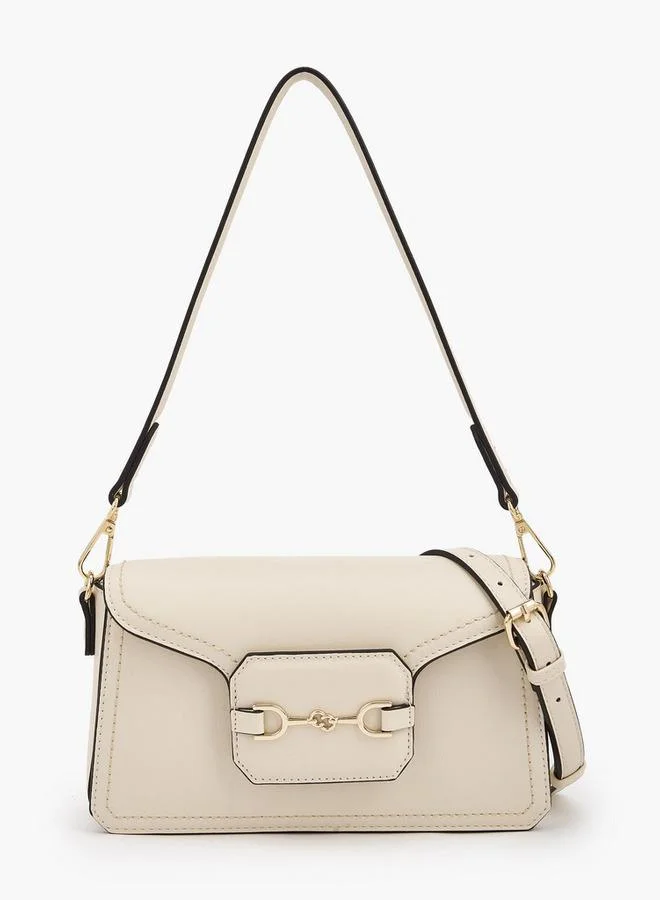 Celeste Solid Crossbody Bag With Detachable Strap