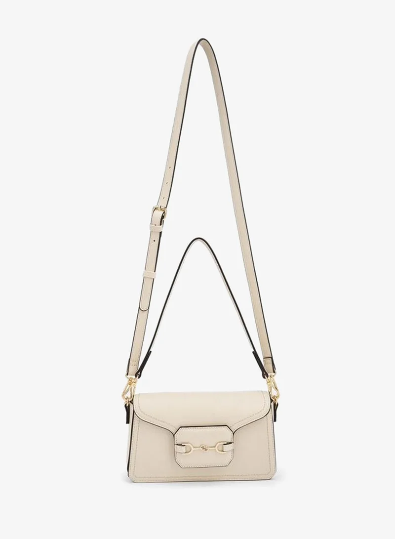 Celeste Solid Crossbody Bag With Detachable Strap
