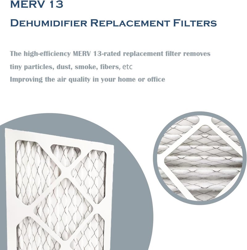 DAODEFUL 9 x 11 x 1 Air Filter for Santa Fe Compact70 Dehumidifier Ultra70 Element Compact2 UA 65H, 4 Pack - Image 3
