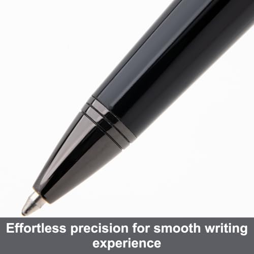 Monteverde Impressa Ballpoint Pen - Black with Gunmetal Trim, Refillable with Parker Style Refills, Quality Writing Instrument - Image 3
