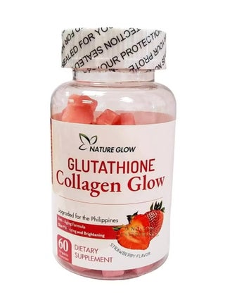 glutathione chewable tablet Nature Glow Collagen Glow Strawberry Flavor, 60 Organic Tablets Cindella IV Glutathione Drip Scent:Fig + Lime + Black Pepper Skin Glow Supplement