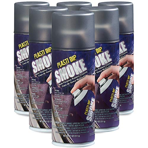 Plasti Dip Performix 11220-6PK Smoke Multi-Purpose Rubber Coating Aerosol - 11 oz., (Pack of 6) - Image 1