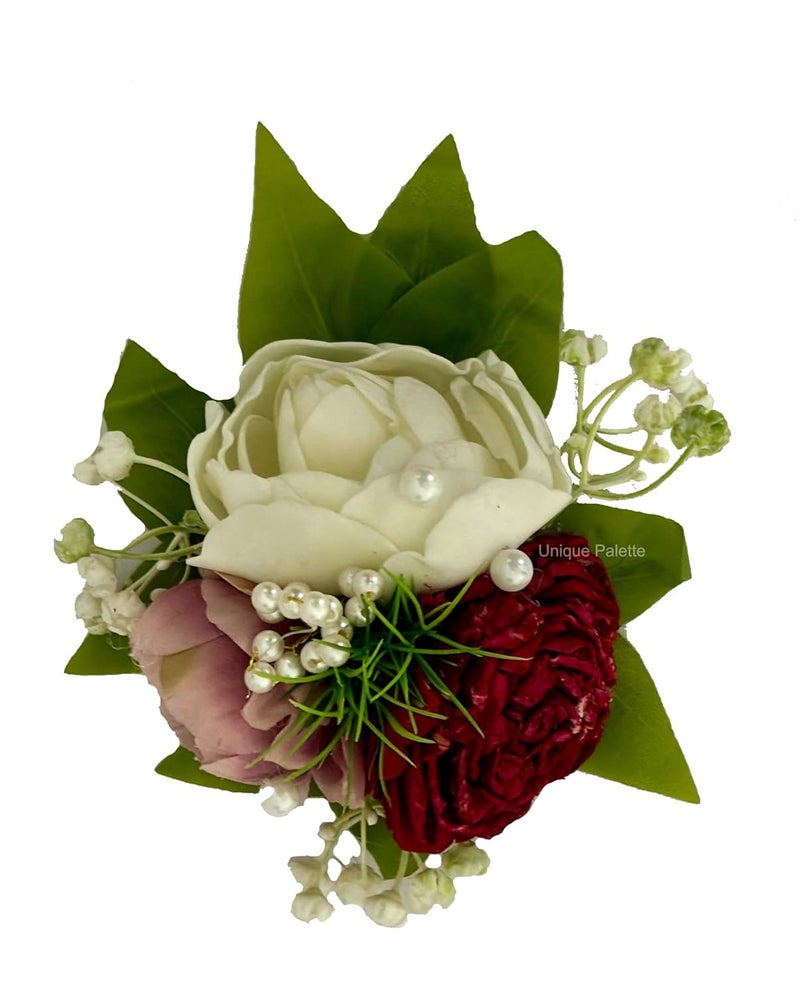 Unique Palette Handmade Artificial Flower Bunch for Hamper Decoration Gifting Trousseau Pack of 3 Model No 6 Artificial Flower Bunch Hamper Packing Gifting