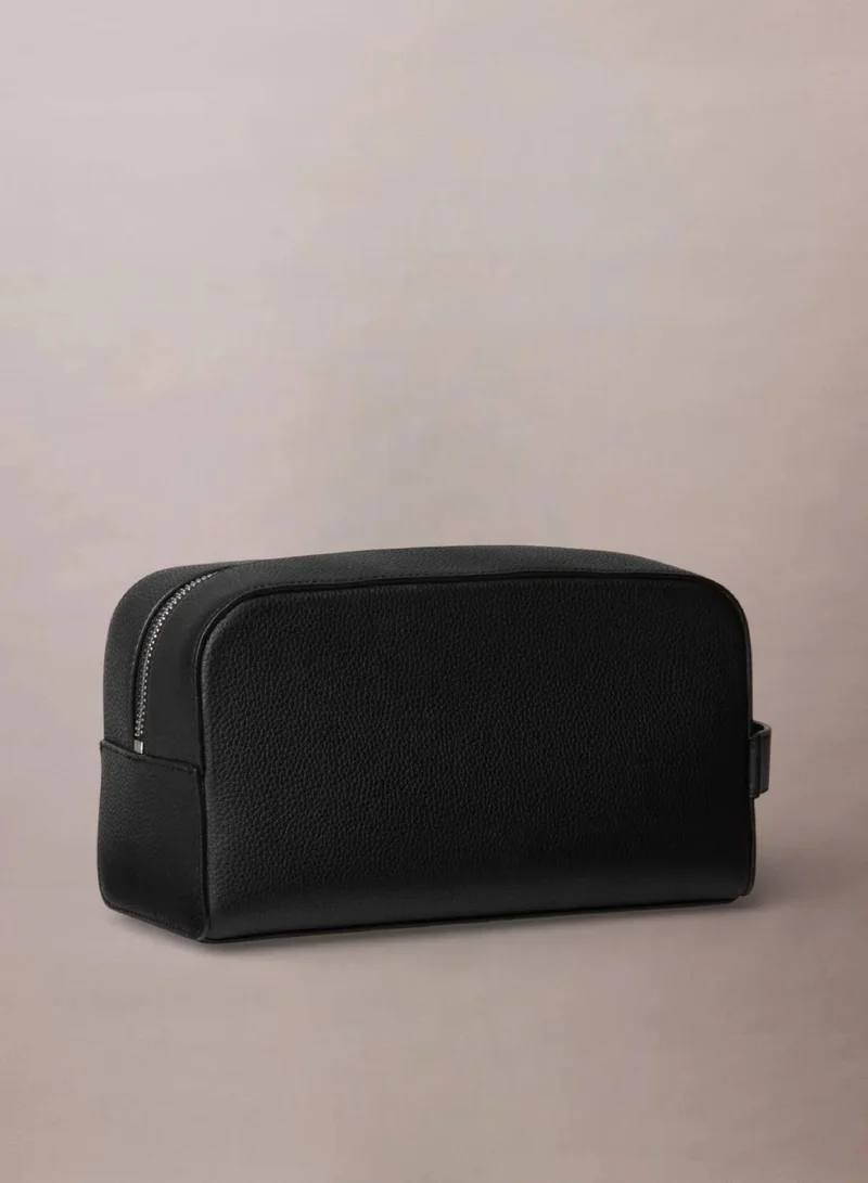 Calvin Klein Leather Wash Bag