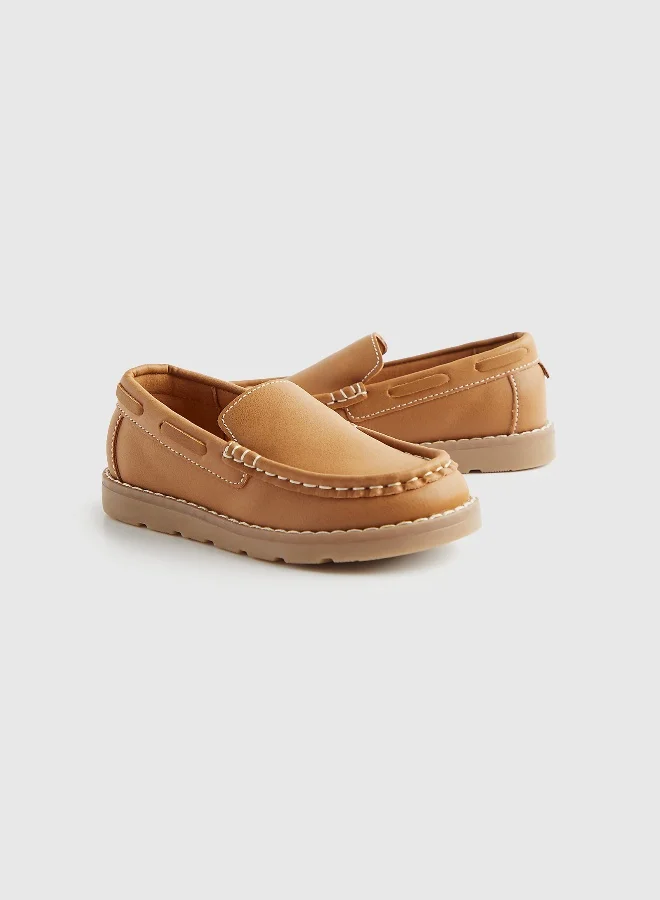 mothercare Brown Loafer Shoes