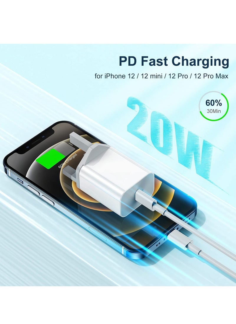 Generic - 20W USB C Charger Plug, PD Fast Charge Type C Wall Adapter, Power Delivery Fast Charger Compatible, Wall Charger - Image 1