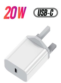20W USB C Charger Plug, PD Fast Charge Type C Wall Adapter, Power Delivery Fast Charger Compatible, Wall Charger