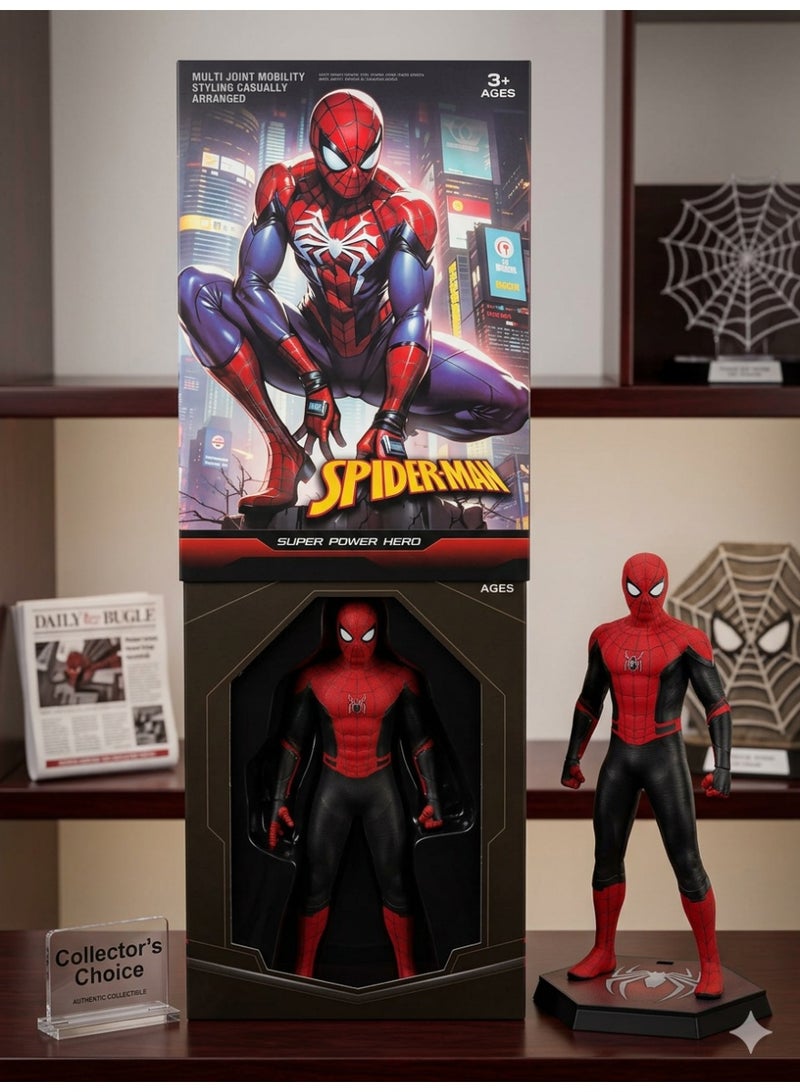 Spider-Man Action Figure 🕷️ Move Spider-Man into amazing action poses and enjoy imaginative play or display on a shelf. Suitable for children 3 years and up. - Image 1