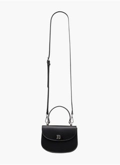 Flora Bella By Shoexpress Women Textured Satchel Bag with Button Closure and Adjustable Strap Ramadan Collection  - Image 2