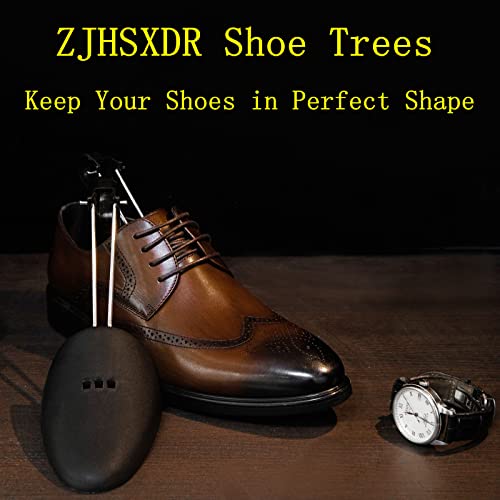 ZJHSXDR 2 Pairs Plastic Shoe Tree Stretcher Shaper for Men (Black) - Image 5