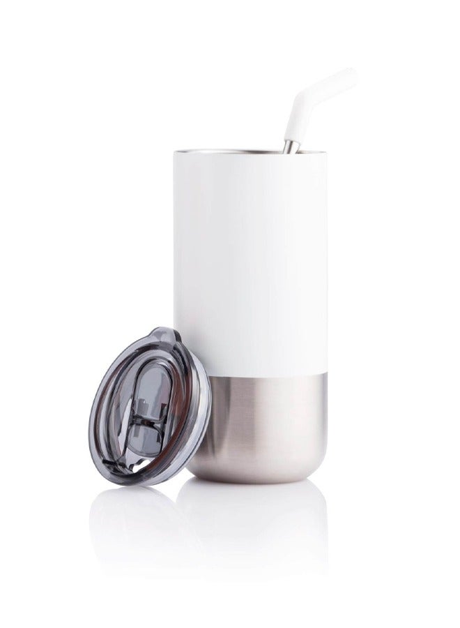 Hans Larsen BORCULO - CHANGE Collection Insulated Tumbler with Reusable Straw - Image 1