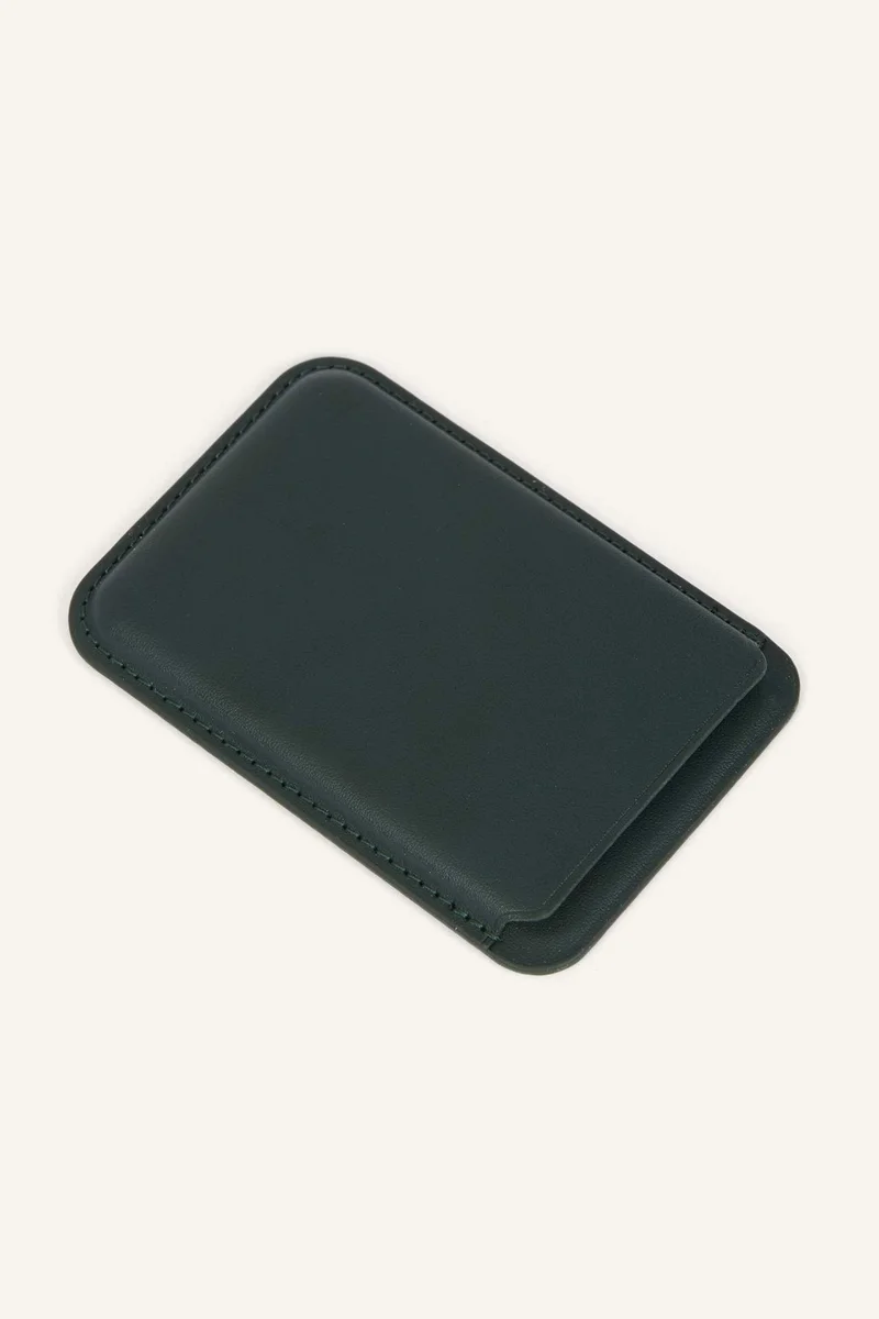 Defacto  Man Faux Leather Business Card Wallet for Men | Best Price UAE
